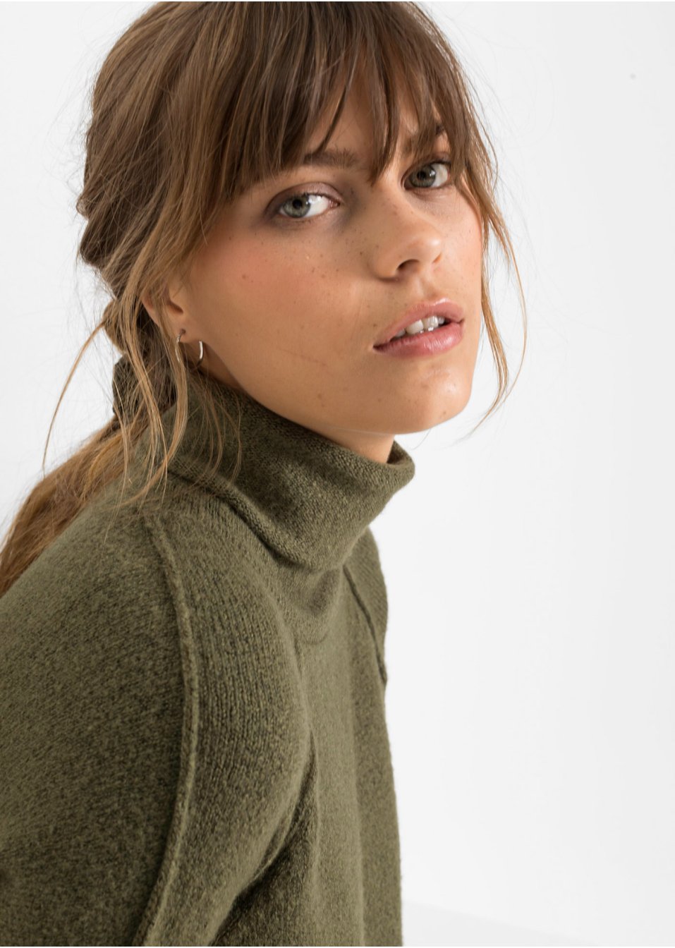 Robe en maille avec poche avec polyester recyclé