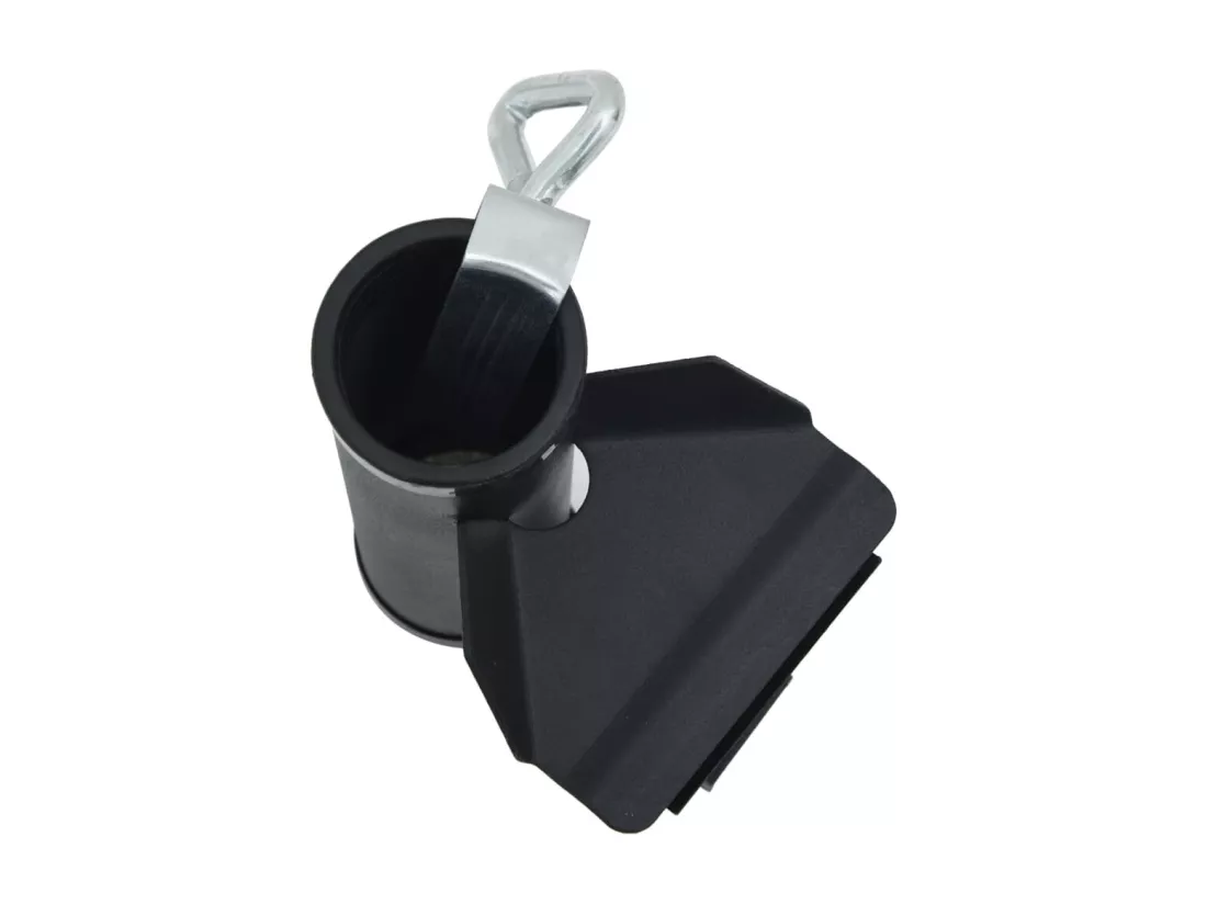 Prolenta Premium - Pinces à parasol pour balcon 2 pcs 25-38 mm acier