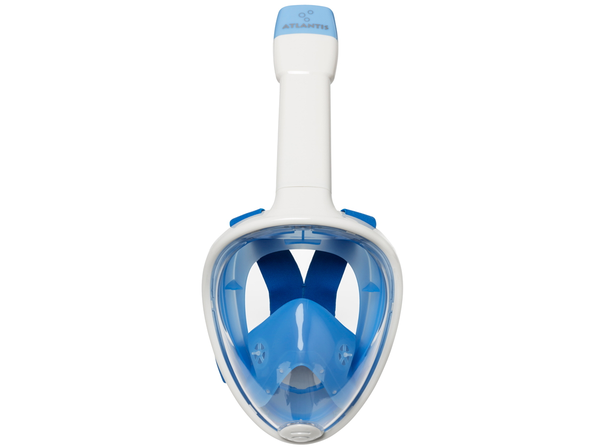 Atlantis Full Face Mask L/XL Senior Snorkelmasker - White/Blue