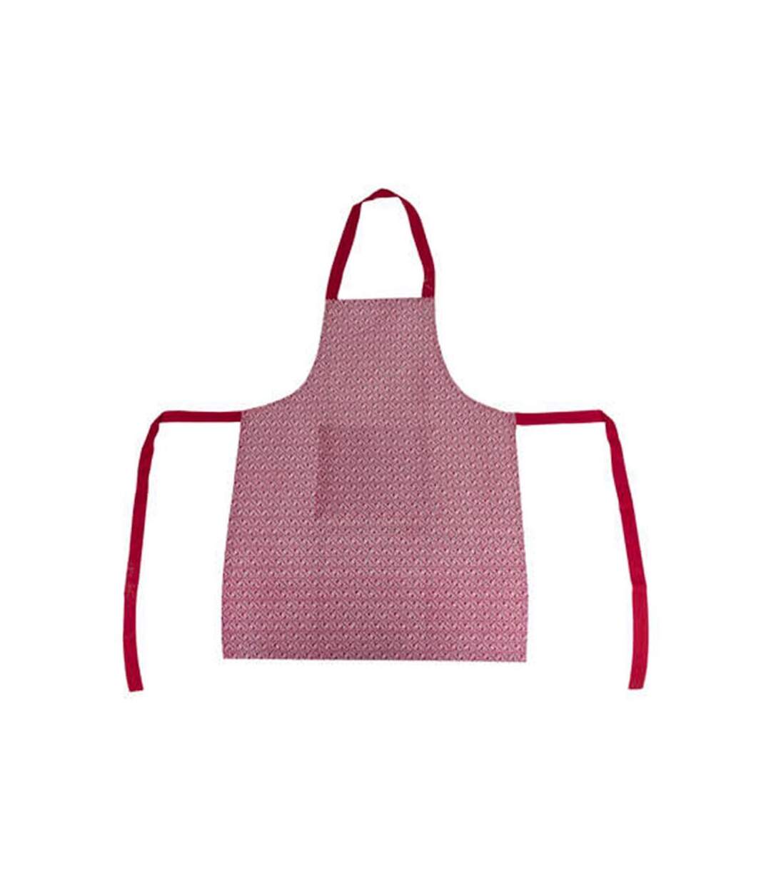 Tablier de Cuisine Imprimé Olia 80cm Rouge