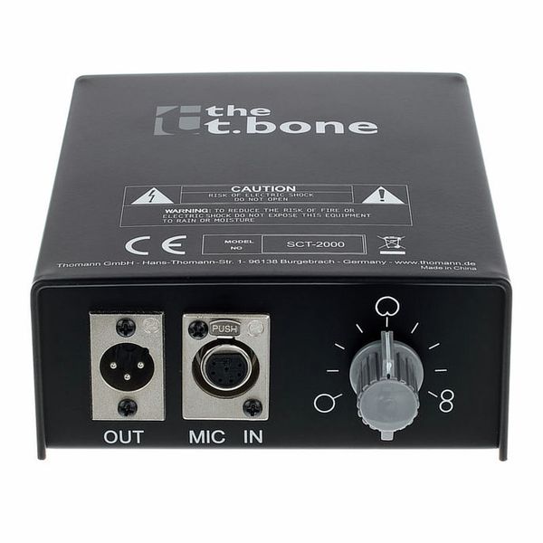the t.bone SCT 2000 Röhren-Großmembranmikrofon