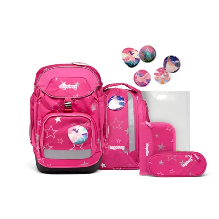 ergobag PACK Schulrucksack-Set SternzauBär, 6-teilig