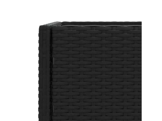 Jardinière bac lit surélevé résine noire 90 x 40 x 75 cm 02_0038417