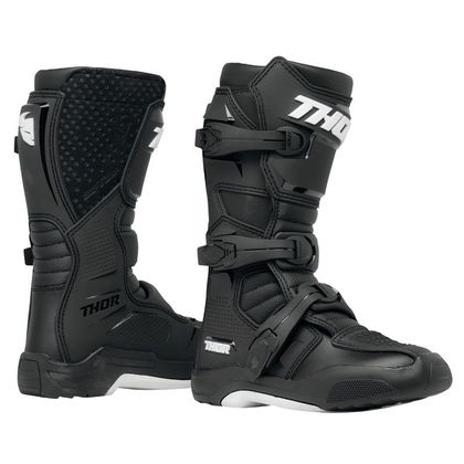 Bottes cross Thor BLITZ XR - ENFANT - Noir / Blanc