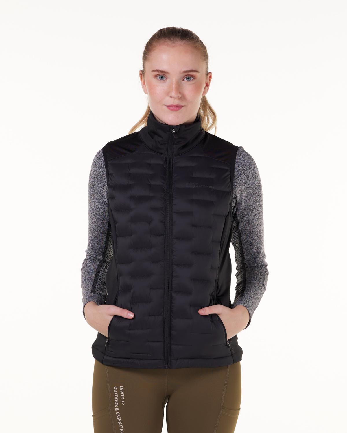 LEVITY Ultra Tech Hybrid Vest Pitch Black