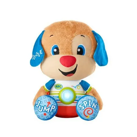 Fisher-Price Lernspaß Riesen Hündchen, Plüschtier für Kleinkinder
