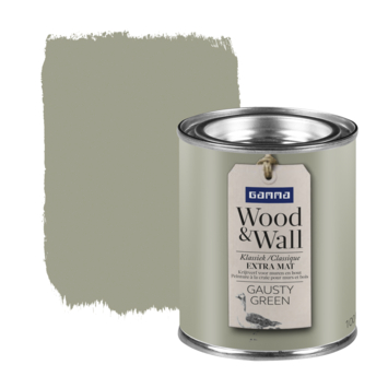 Gamma Wood&Wall krijtverf kleurtester Gausty Green 100 ml