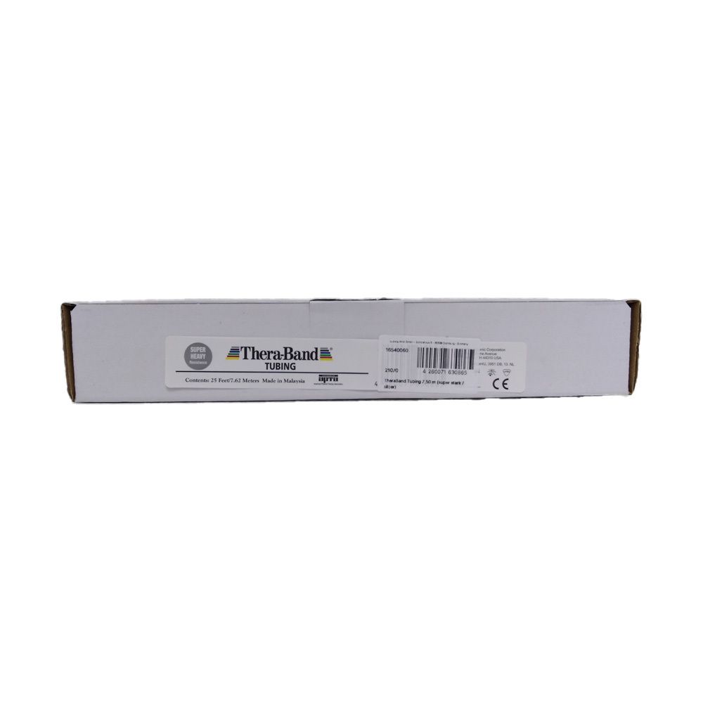 THERA-BAND Tubing 7,5 m super stark silber
