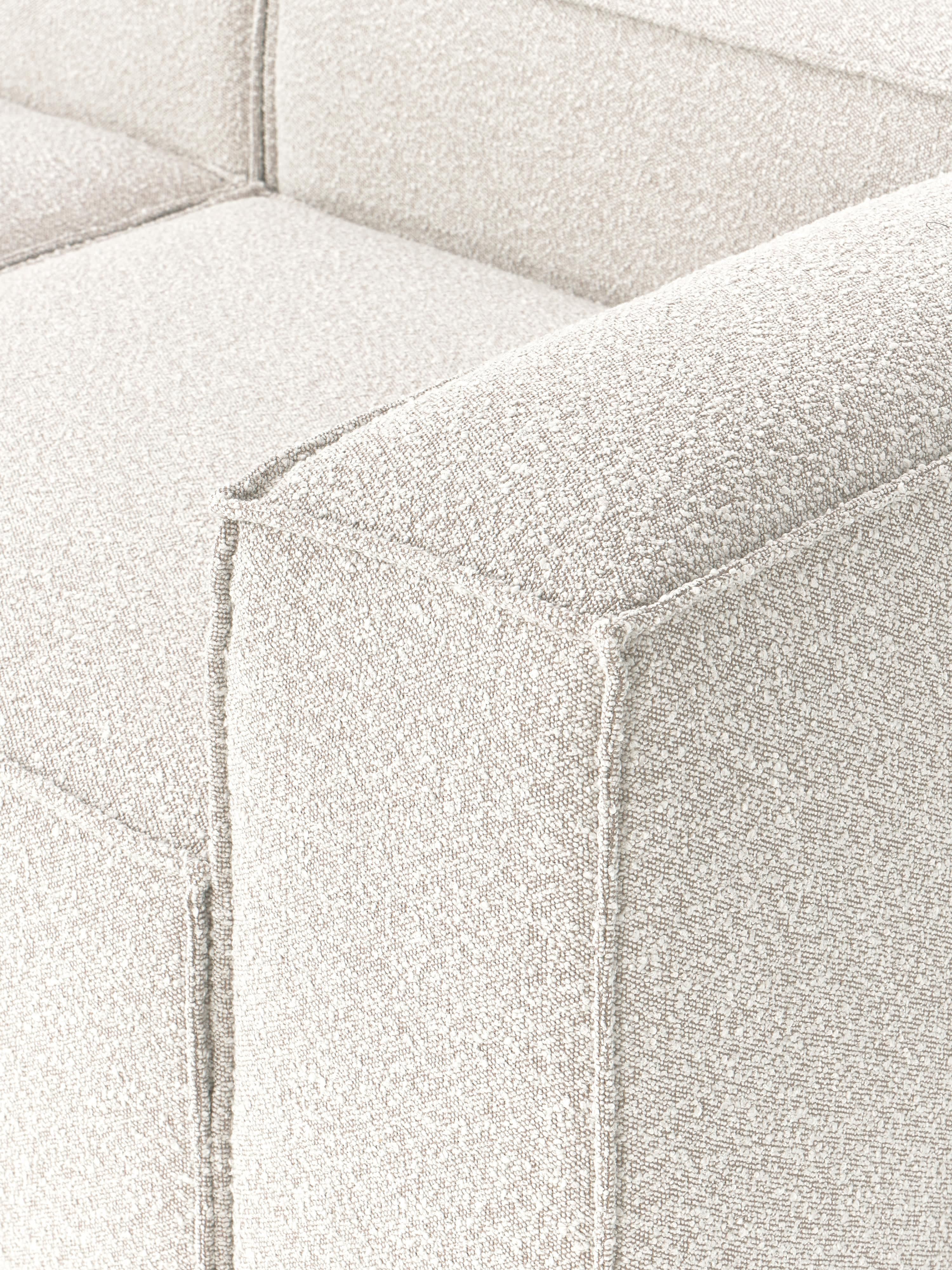 Modulaire bouclé-hoekbank Lennon (4-zits)