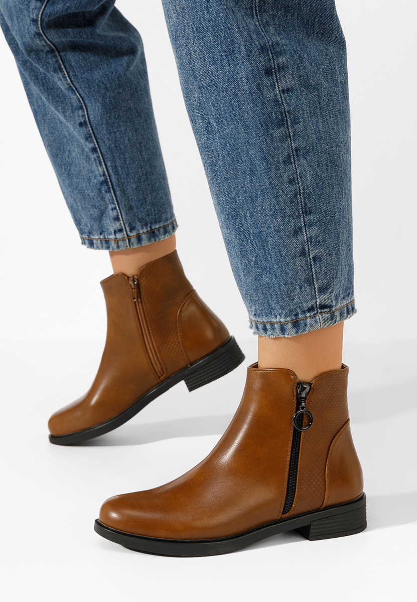 Boots femme chameau Derena