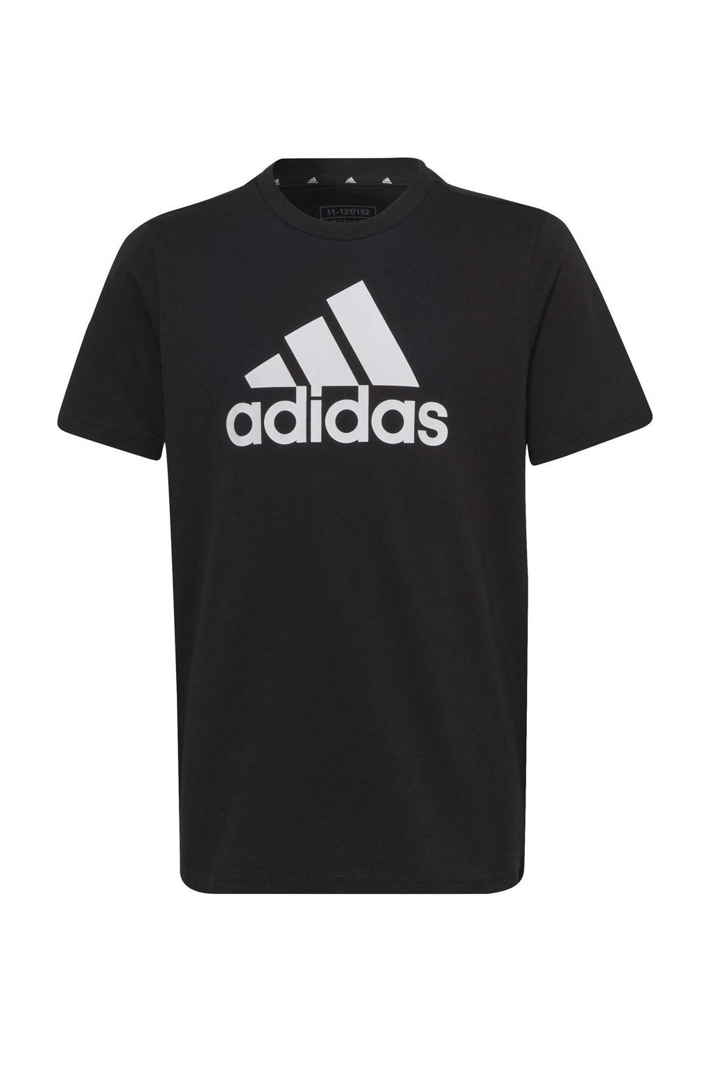 adidas T-shirt zwart/wit