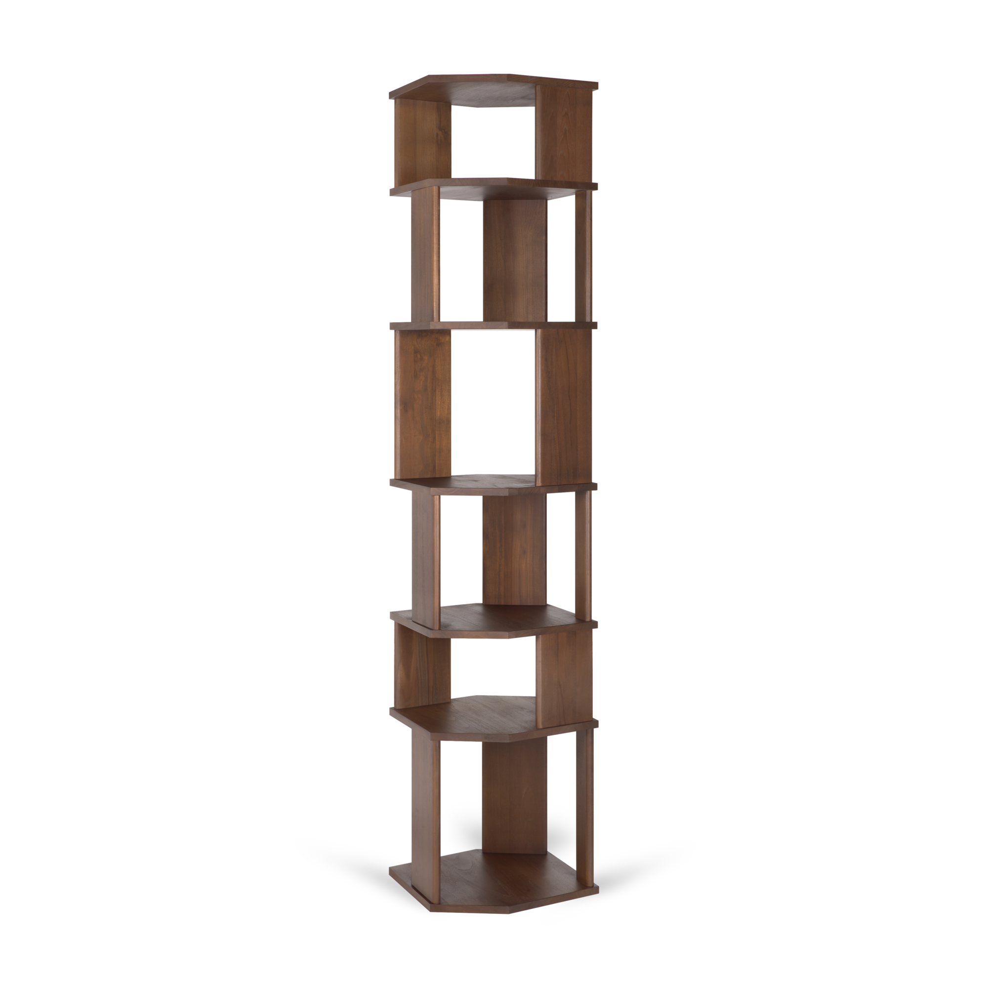 Ethnicraft - Stairs kast - bruin teak - gelakt - 45x46x204