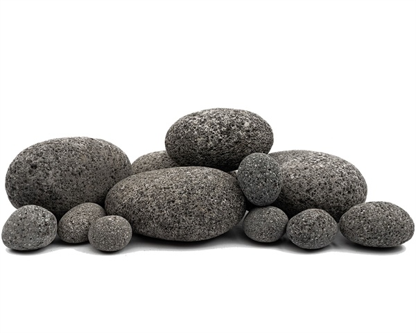HS Aqua Black Pebble M 13-18 cm | Aquariumdecoratie