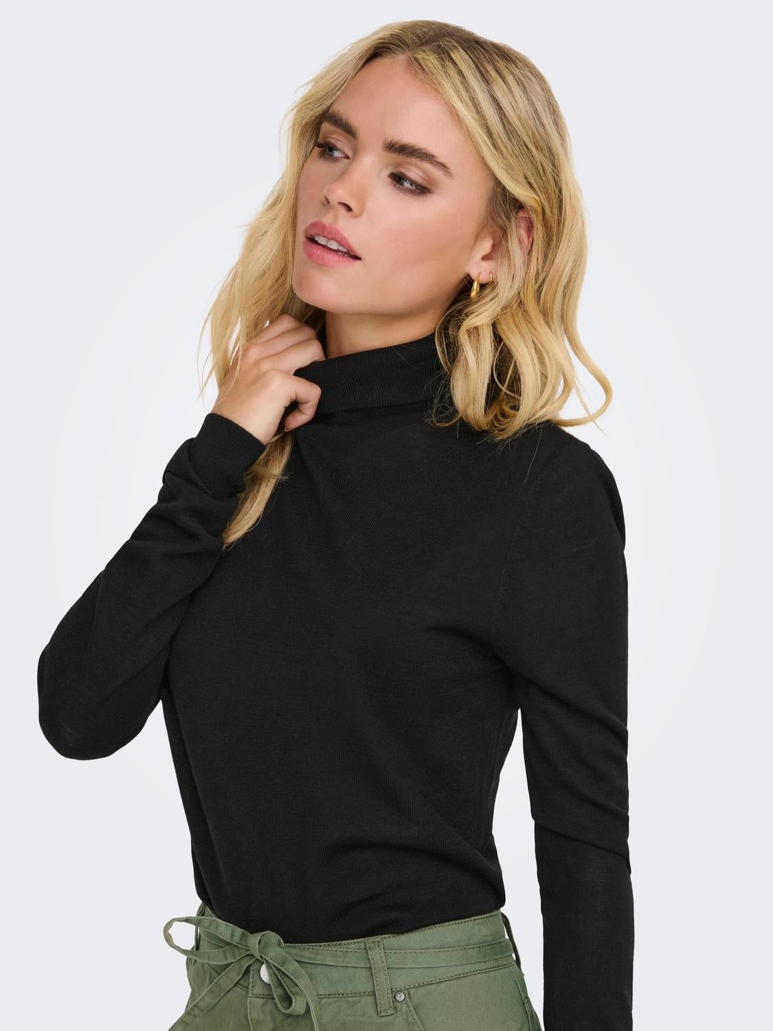 JDYPACIFIC Strickpullover Black