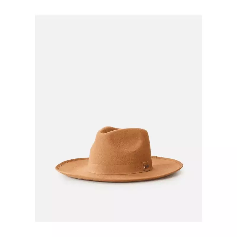 Chapeau RIPCURL Valley Wide Brim Wool Felt Light Brown