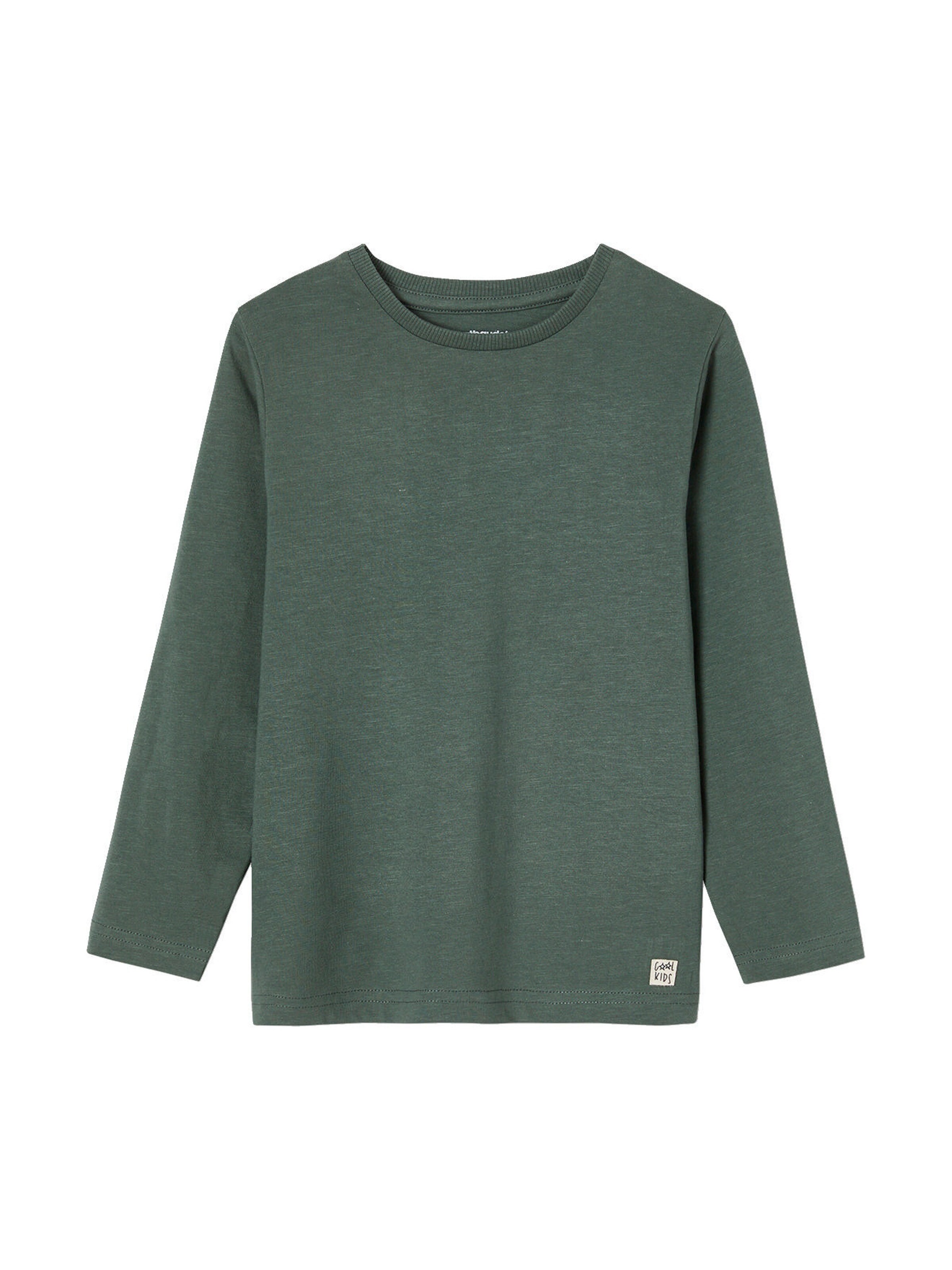 Vertbaudet Jungen Langarmshirt BASIC khaki