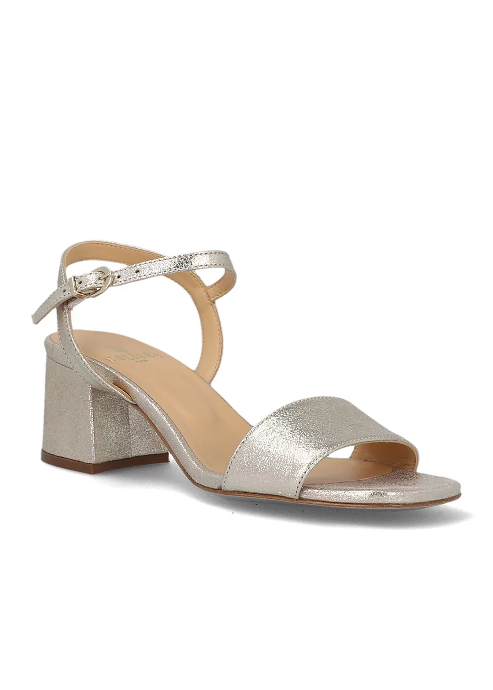 SANDALE JACYNTHE CUIR METALLISE