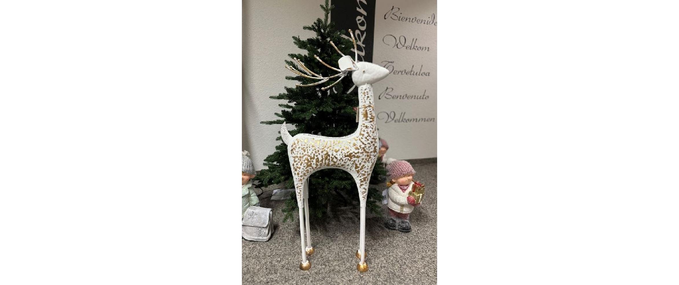 Weihnachtsfigur Hirsch 97 cmDekofigur