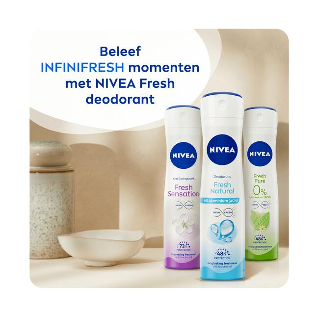 NIVEA Fresh Natural Deodorant Spray 150 ML