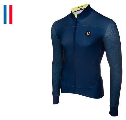 Maillot Manches Longues LeBram Soulor Bleu Coupe Ajustée