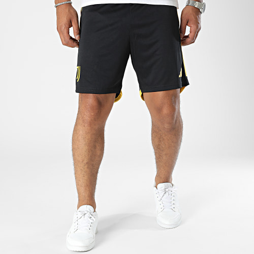 Short Jogging A Bandes Juventus HR8254 Noir