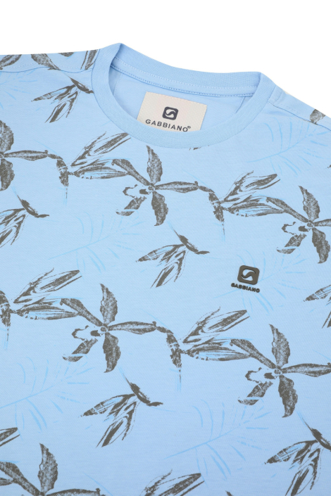 Gabbiano blauwe heren t-shirt