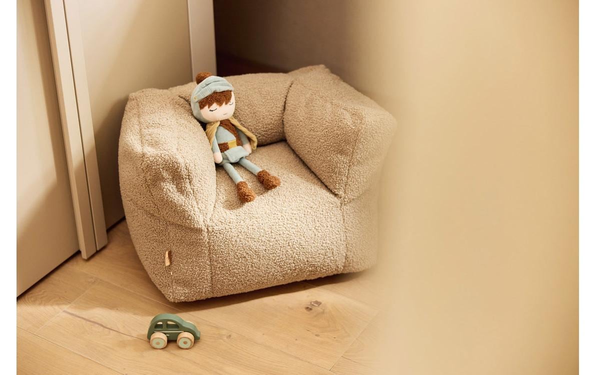 Jollein Kindersessel »Teddy Warm Sand« Gemütlicher Kindersessel