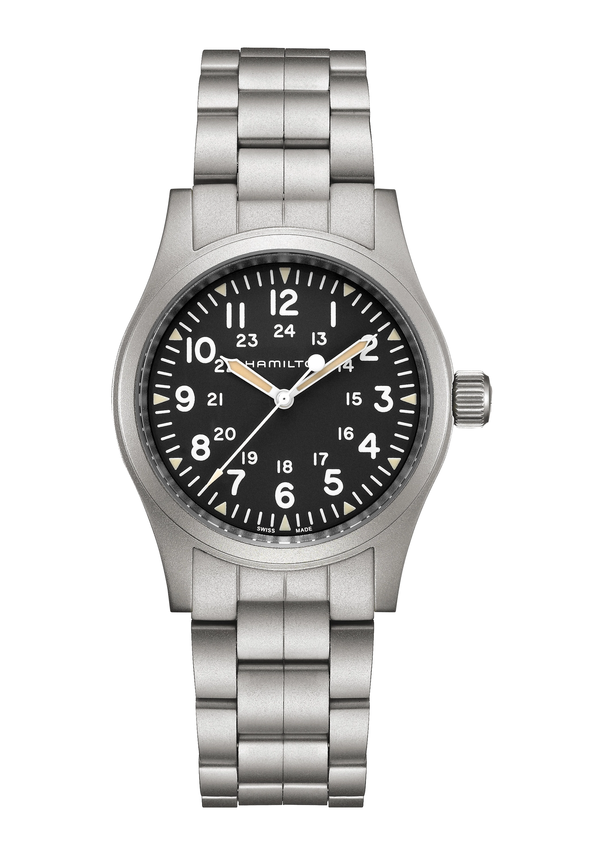 Hamilton Khaki Field Mechanical Herrenuhr Silber H69439131