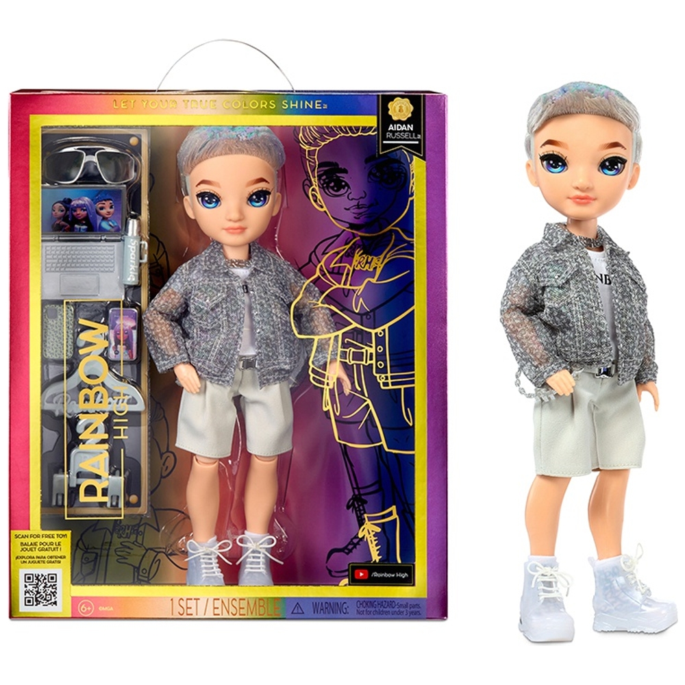 Rainbow High Fashion Puppenserie 5 - Aidan Russell (Lila)