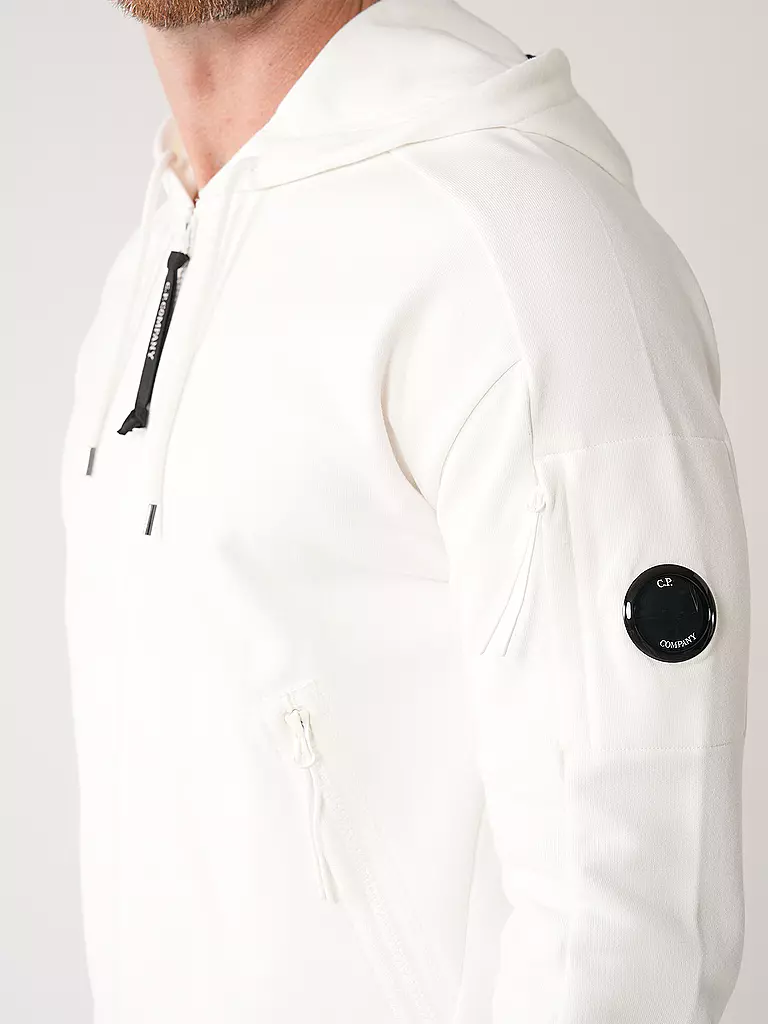 CP COMPANY Sweatjacke LINSE weiss