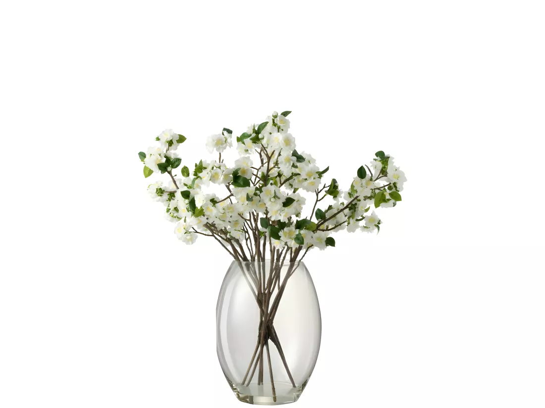 Bouquet de Fleurs Artificielles en Vase 