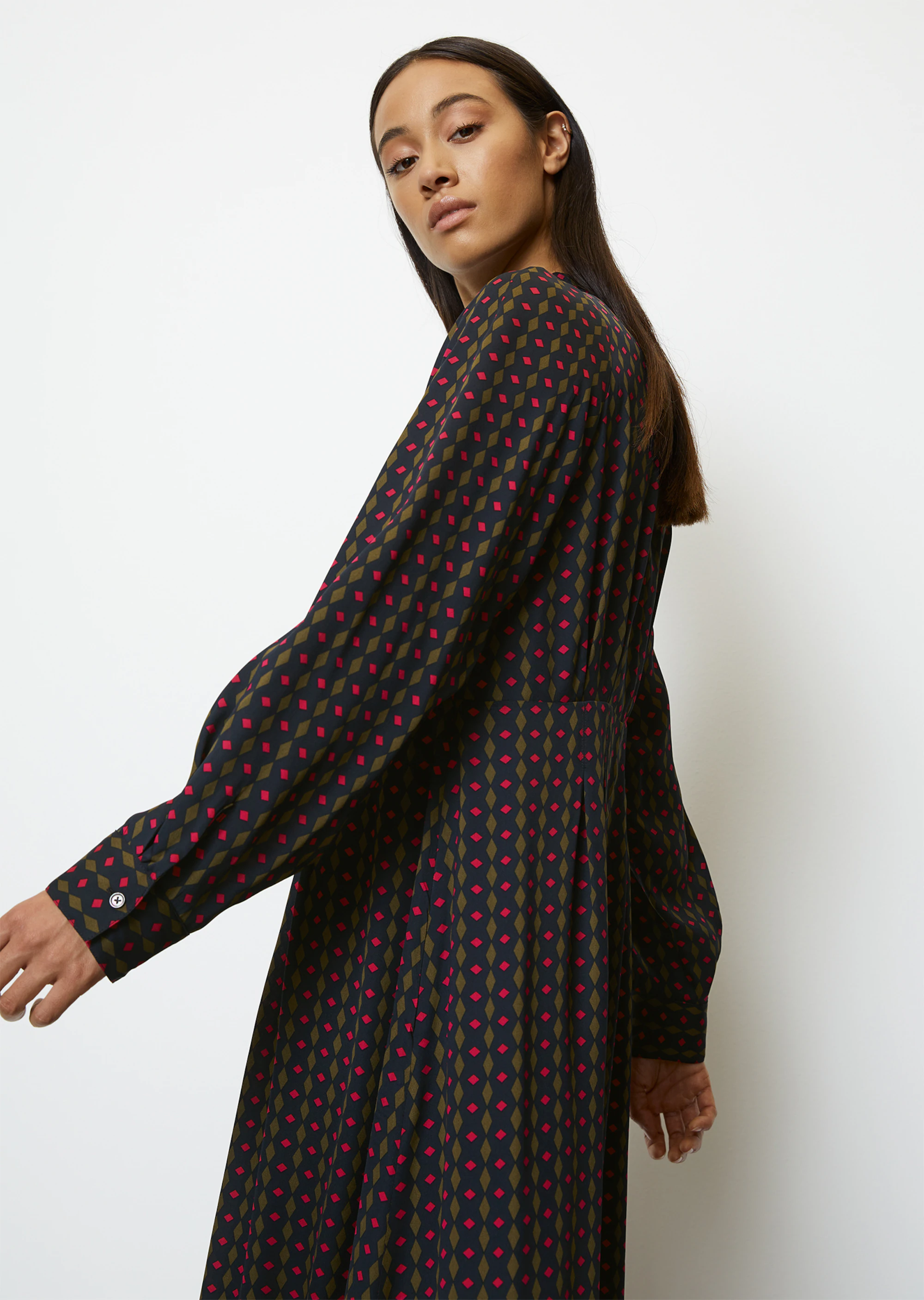 Maxikleid relaxed aus fließender Viskose