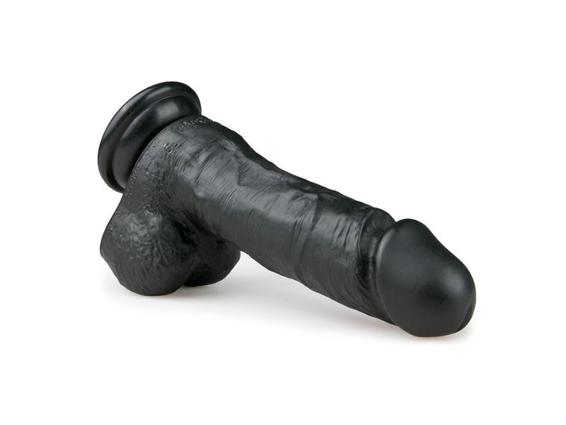 Easytoys Realistischer Dildo 17.5 cm Schwarz Hochwertiges Sextoy für erotische Momente