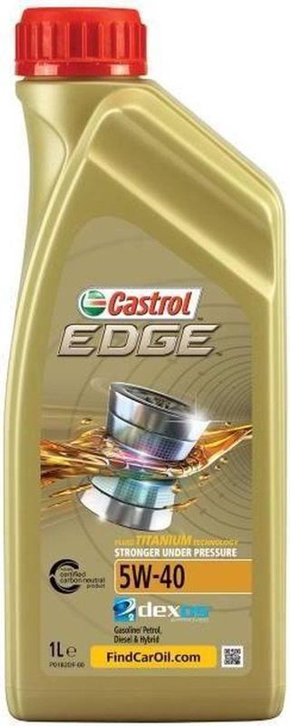 Castrol - Edge 5W40 C3 - Motorolie - 1L - Vermindert Wrijving
