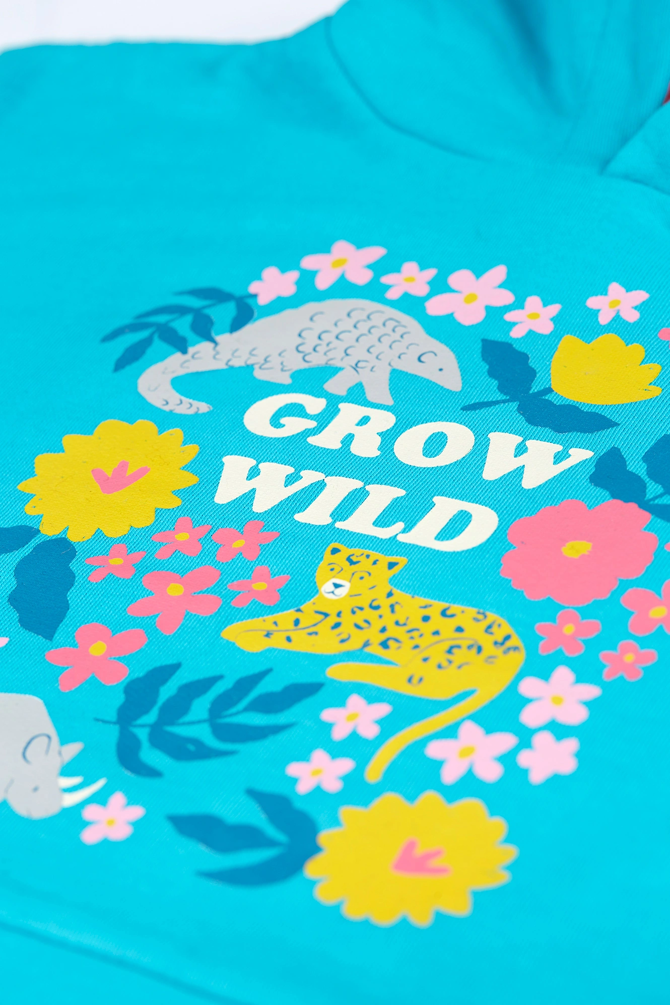 Kapuzen-Sweatshirt GROW WILD in ocean