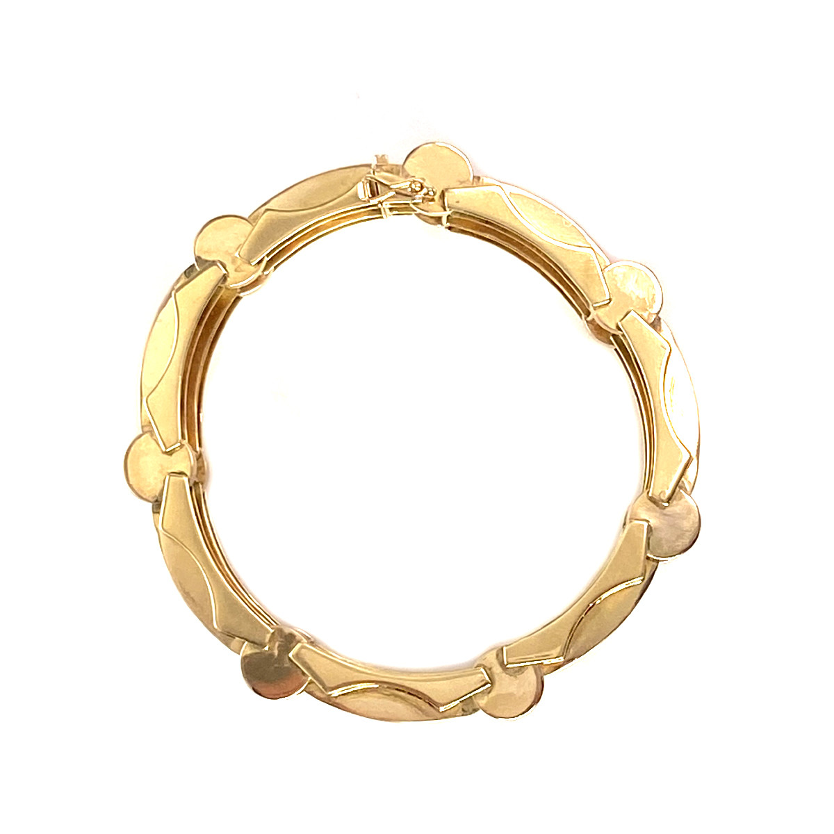 Bracelet d'occasion 2 ors 750 19,5 cm