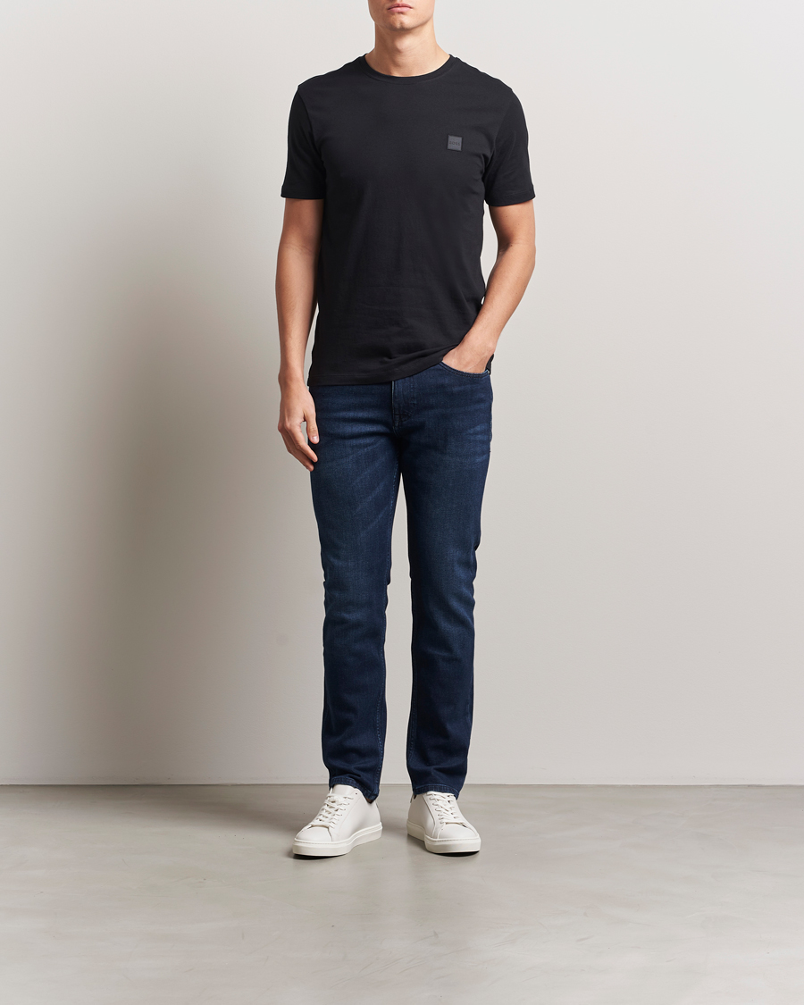 BOSS ORANGE Tales Logo Crew Neck T-Shirt Black