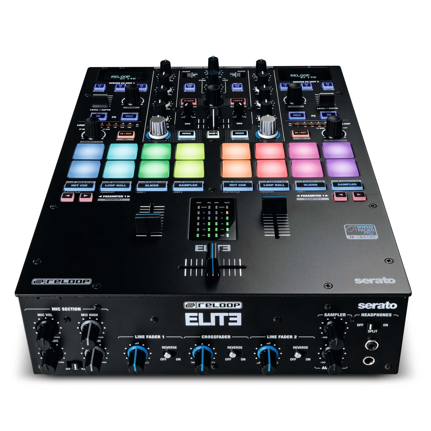 Reloop ELITE DVS DJ mixer voor Serato