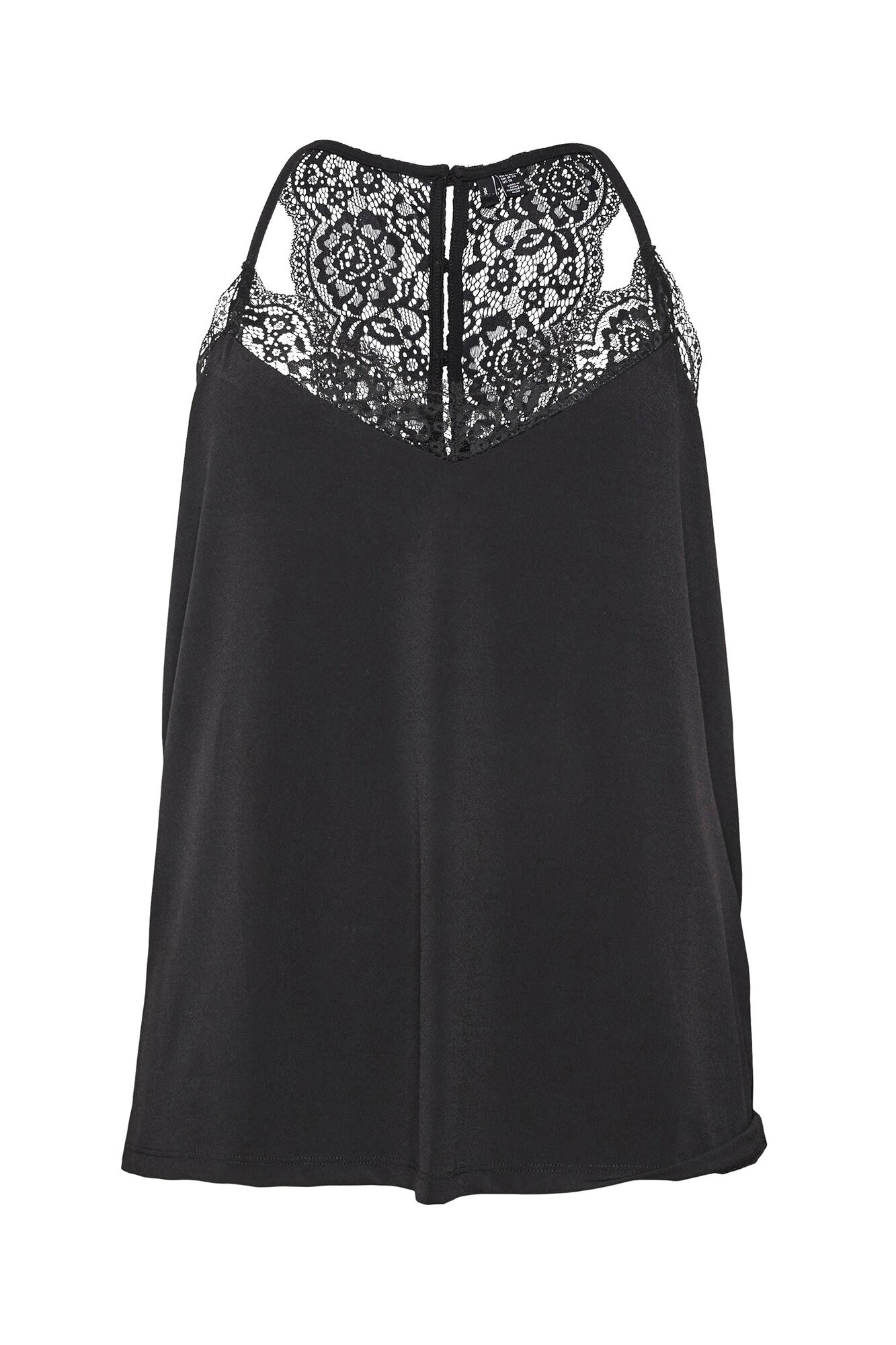 Top Plus Size com Alças - Preto