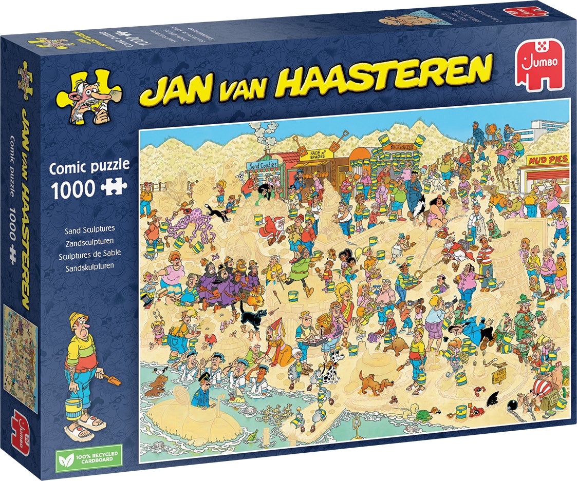 Jumbo Jan van Haasteren puzzel zandsculpturen 68 x 49 cm 1000 stukjes