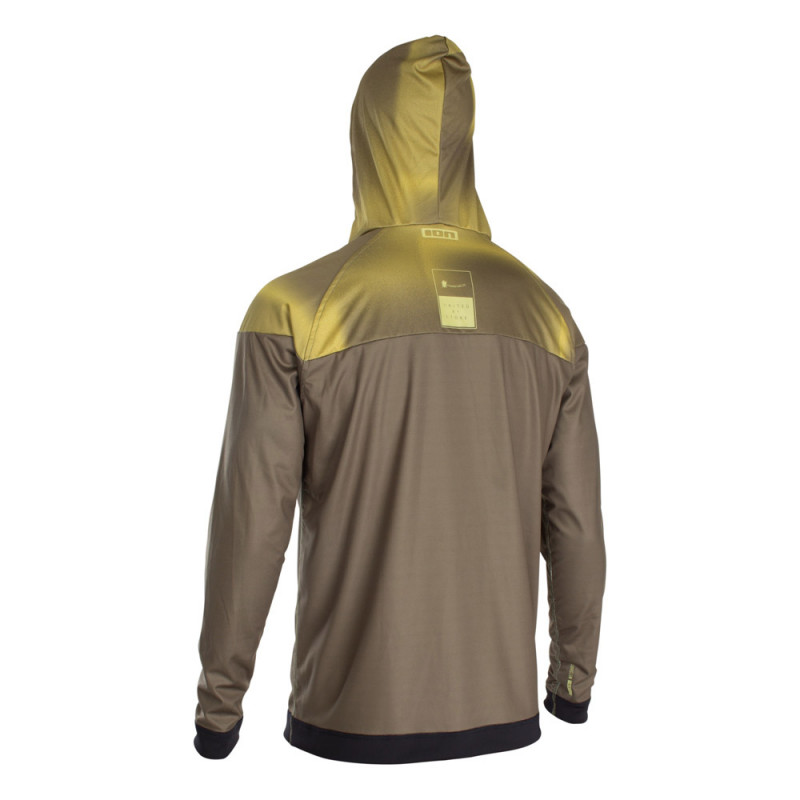 Lycra WETSHIRT HOOD MANCHE LONGUE VERT