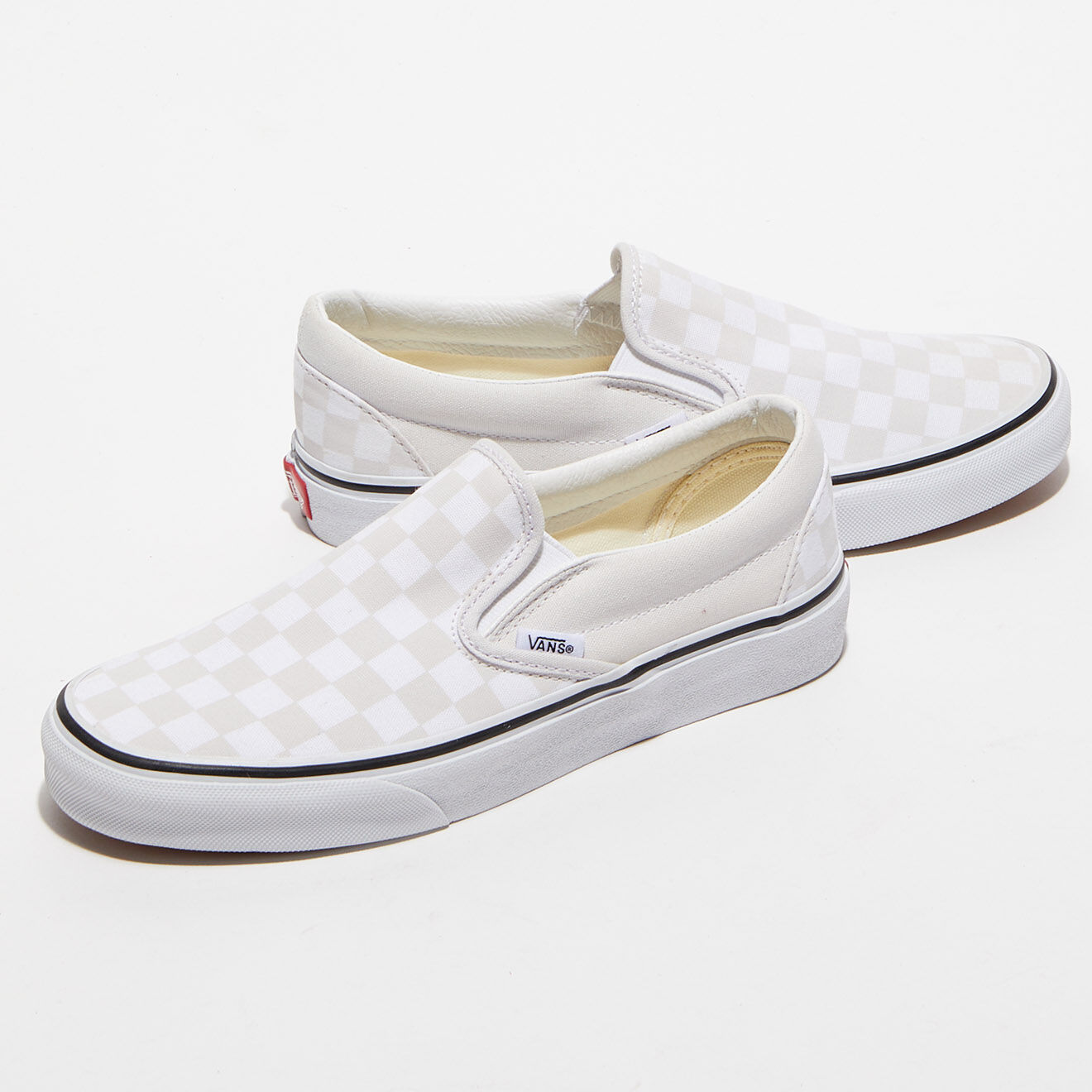 Vans Baskets Classic Slip-On beige/blanc