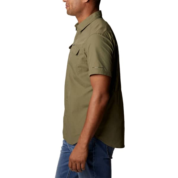 COLUMBIA SILVER RIDGE 2.0 SHORT SLEEVE SHIRT STONE GREEN