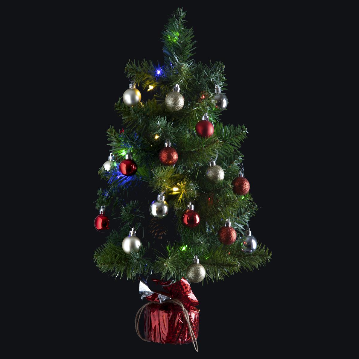 SAPIN COPPER AVEC ACCESSOIRES 20LED H.50CM