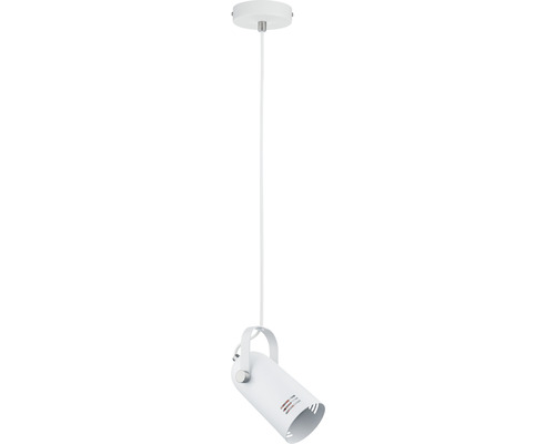 Plantenlamp, 1-lamp, HxØ 180x10 cm, wit