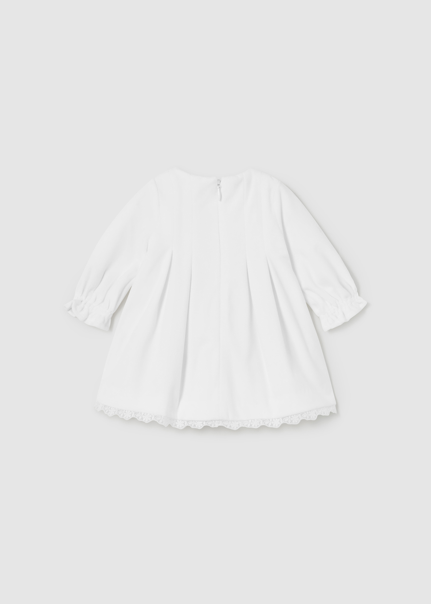 Vestido de veludo para recém-nascido