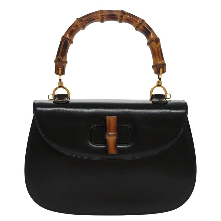 Gucci Vintage Gucci Bamboo Black