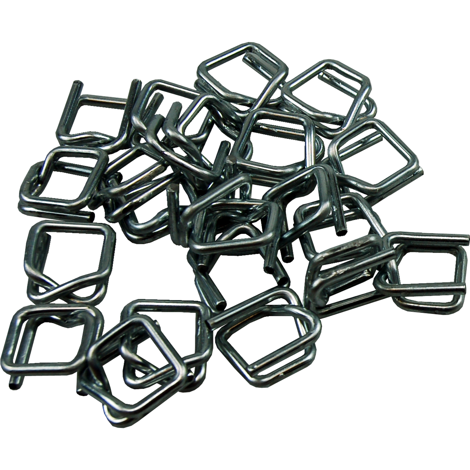 Gesp, 13mm, staal, zilver