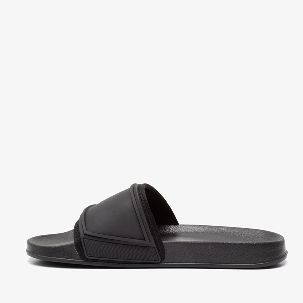 Heren badslippers zwart