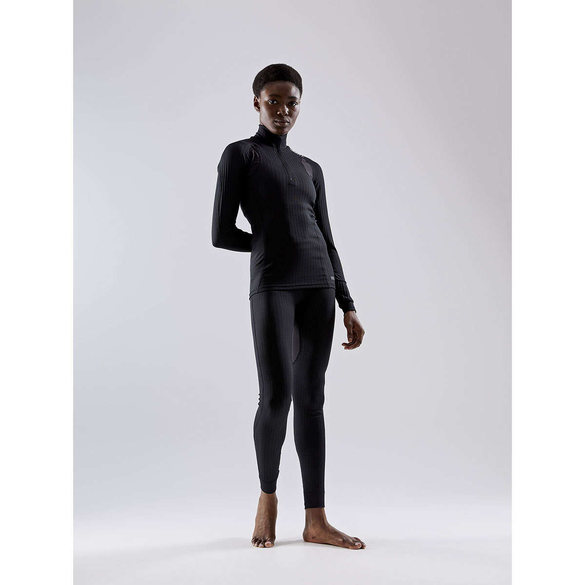 Craft Active Extreme X Zip Thermoshirt Lange Mouwen Zwart Dames